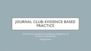 Evidence-Based Guidelines for Bronchiolitis in Children: Diagnosis, Management, and Prevention