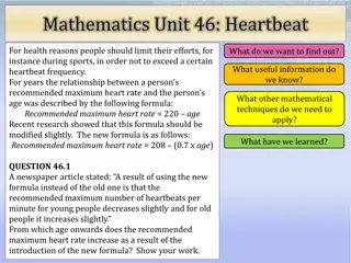 Recommended Maximum Heart Rate Formula Adjustment Analysis