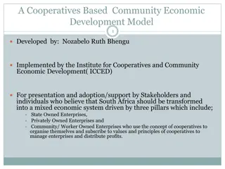 Cooperatives-Based Community Economic Development Model in South Africa