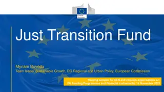 EU Just Transition Fund: Supporting Sustainable Growth and Climate Action