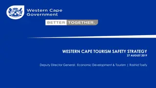 Western Cape Tourism Safety Strategy Overview