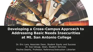 Addressing Basic Needs Insecurities at Mt. San Antonio College