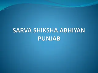 Overview of SSA Punjab Sarva Shiksha Abhiyan