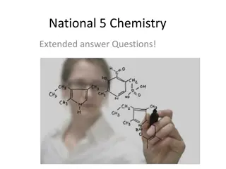 Effective Strategies for National 5 Chemistry Extended Answer Questions