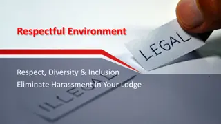 Creating a Respectful and Inclusive Environment: Combating Harassment