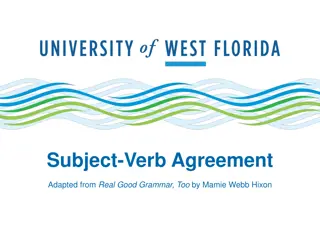 Mastering Subject-Verb Agreement for Clear Communication