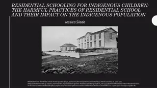 Impact of Residential Schools on Indigenous Children