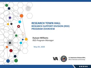 Overview of VA Research Support Division Program