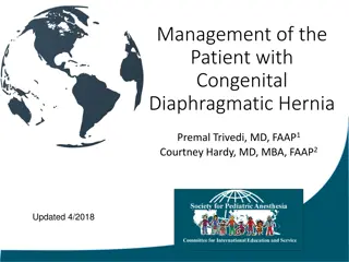 Comprehensive Management of Congenital Diaphragmatic Hernia