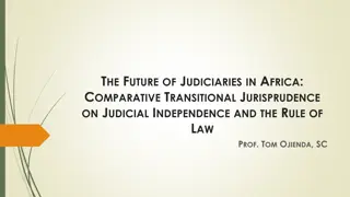 The Future of Judiciaries in Africa: Comparative Transitional Jurisprudence