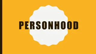 Personhood: Philosophical Perspectives on Moral Consideration