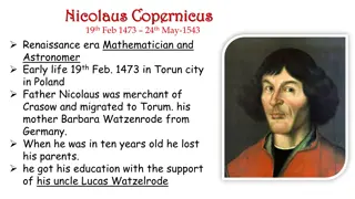 Nicolaus Copernicus: Renaissance Astronomer and Mathematician