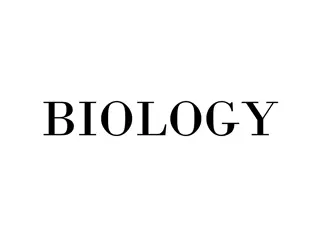 Exploring Biology: An Overview of Key Concepts and Applications