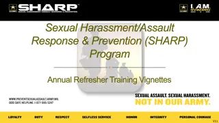 SHARP Program Annual Refresher Training Vignettes