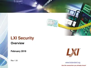 LXI Network Security in Industrial Environments