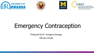 Understanding Emergency Contraception: Types, Administration, and Effectiveness