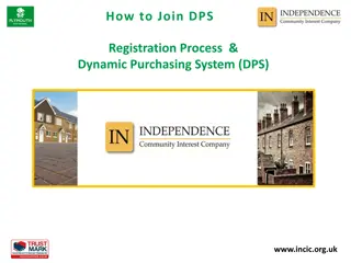 Guide to Joining Dynamic Purchasing System (DPS) Registration Process