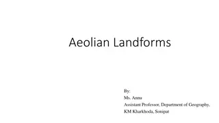 Aeolian Landforms and Processes: A Geographical Study by Ms. Annu