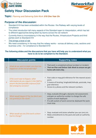 Enhancing Compliance with Standard 019 in Rail Operations