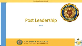 Leadership in The American Legion