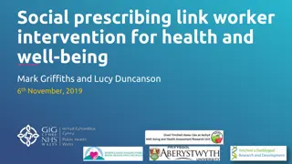 The Impact of Social Prescribing on Health and Well-being