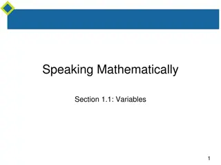 Introduction to Variables in Mathematics