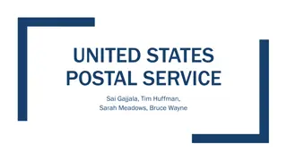 Challenges and Opportunities for the United States Postal Service