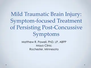 Mild Traumatic Brain Injury and Treatment Options