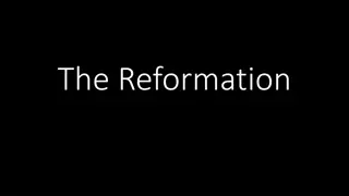 The Impact of the Reformation on European History