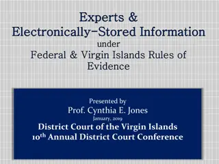 Electronically Stored Information in Legal Cases