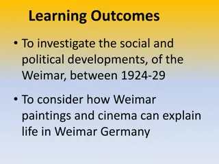 Social and Political Developments in Weimar Germany (1924-1929)