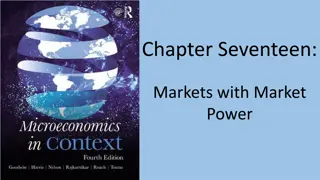 Understanding Markets with Market Power