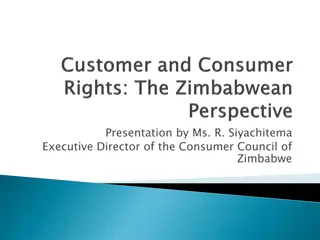 Challenges of Consumer Rights Protection in Zimbabwe