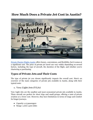 How Much Does a Private Jet Cost in Austin?