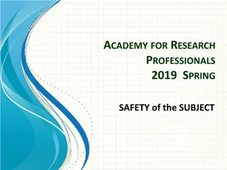 Ensuring Safety in Research: Guidelines and Reporting