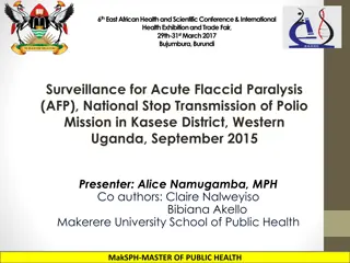 Enhancing AFP Surveillance for Polio Eradication in East Africa