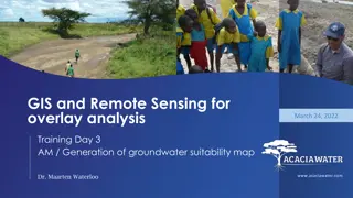 Groundwater Suitability Mapping Training Overview