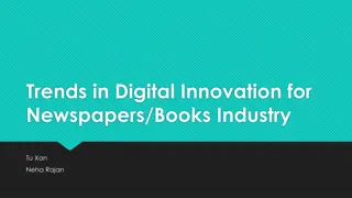 Digital Innovation Trends in Newspapers and Books Industry