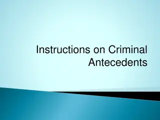 Guidelines on Public Declaration of Criminal Antecedents in Political Campaigns