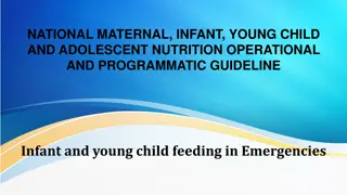 Infant and Young Child Feeding in Emergencies: Operational Guidelines