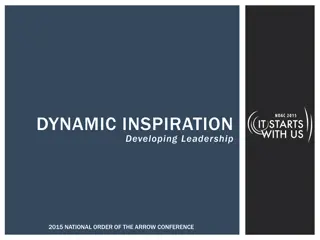 Dynamic Inspiration: Developing Leadership at 2015 National Order of the Arrow Conference