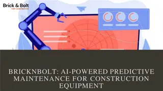 BricknBolt: AI-Powered Predictive Maintenance for Construction Equipment