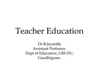 Teacher Education: A Comprehensive Overview