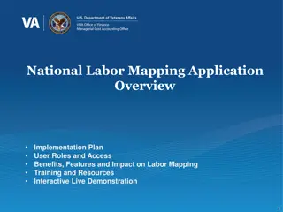 National Labor Mapping Application User Roles and Access Overview