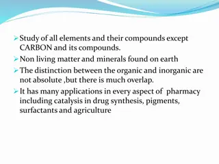 Inorganic Pharmaceutical Chemistry: Applications and Importance