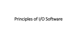 Principles and Goals of I/O Software Explained