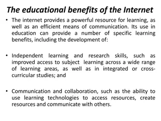 Benefits of Internet in Education