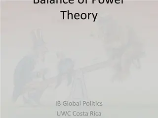 Balance of Power Theory in Global Politics