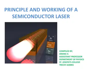 The Principle and Working of Semiconductor Lasers