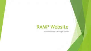 RAMP Website Commissioner & Manager Guide